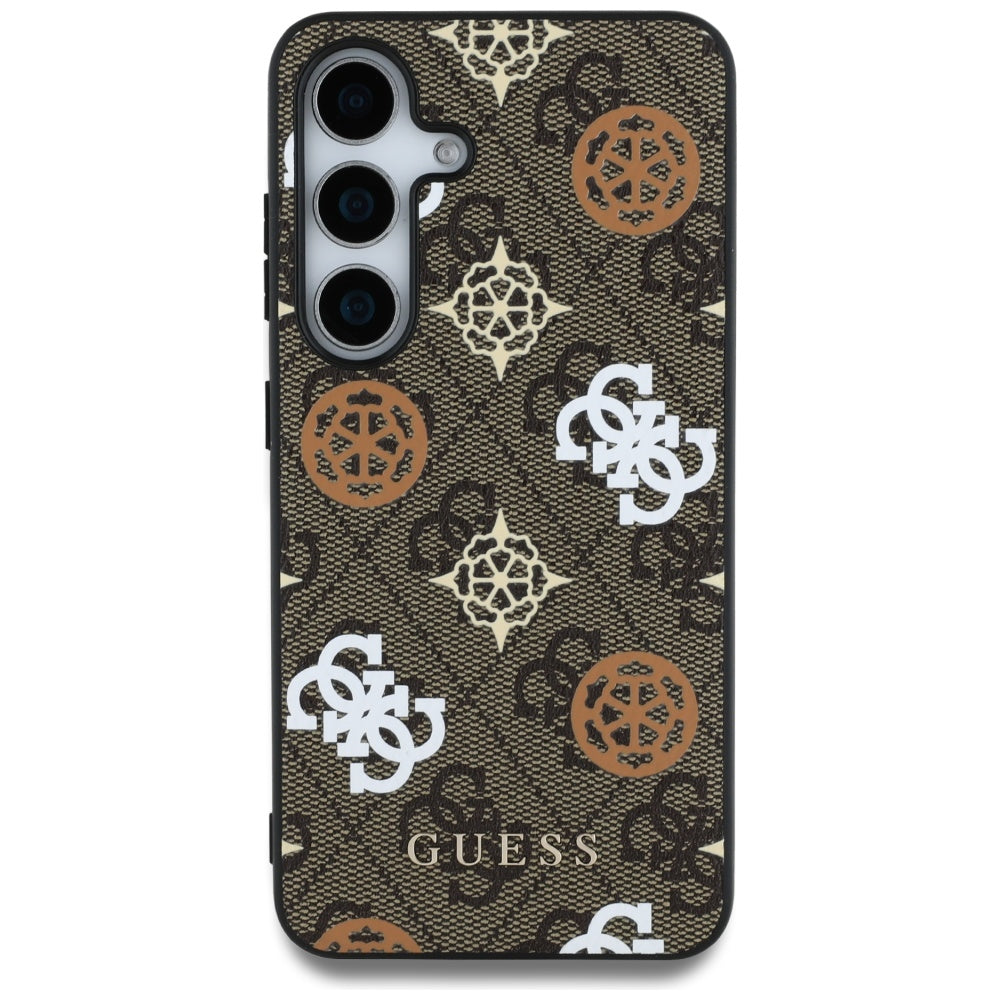 Hülle für Samsung Galaxy S25 S931, Guess, 4G Peony, Braun