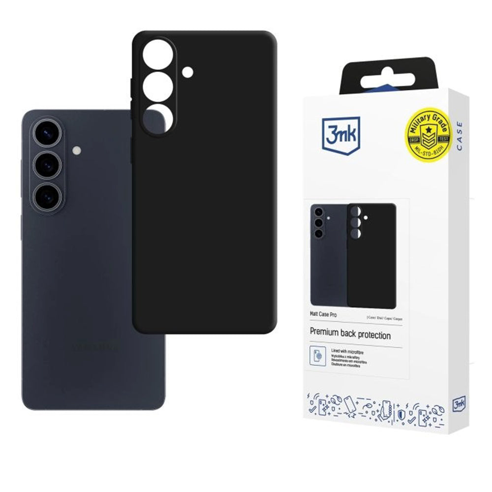 Case for Samsung Galaxy S26 Plus S947, 3MK, Pro, Matte Black