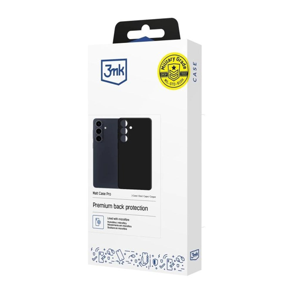 Case for Samsung Galaxy S26 Plus S947, 3MK, Pro, Matte Black