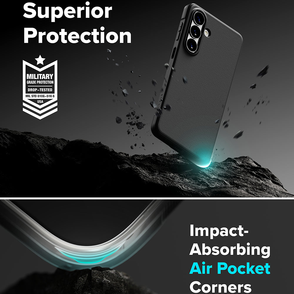 Hülle für Samsung Galaxy S26 Plus S947, Ringke, Onyx, Schwarz