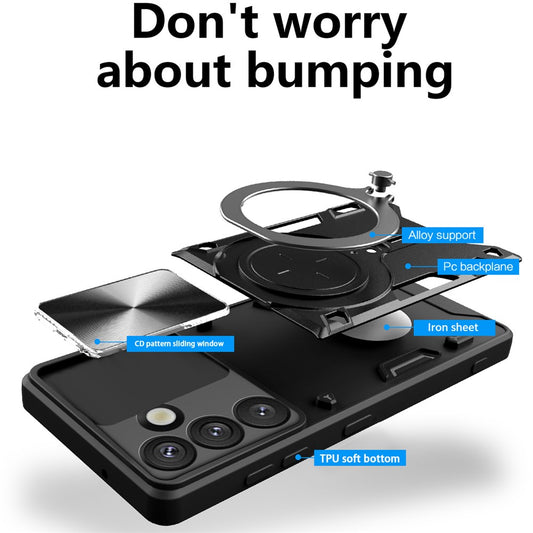 Case for Samsung Galaxy S26 Plus, Techsuit, CamGuard Pro, Blue