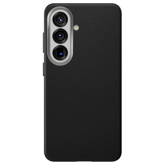 Hülle für Samsung Galaxy S26 S942, UNIQ, Lyden Leatherette, Schwarz