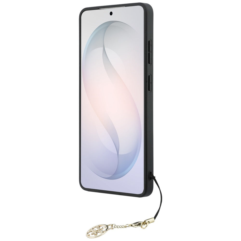 Hülle für Samsung Galaxy S26 Ultra S948, Guess, 4G Classic Logo Charm, Schwarz