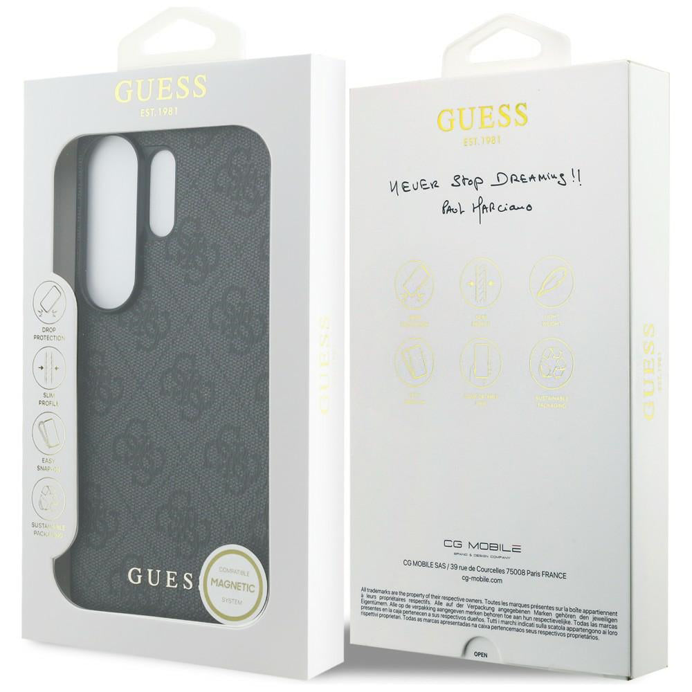 Hülle für Samsung Galaxy S26 Ultra S948, Guess, 4G Classic Logo Charm, Schwarz