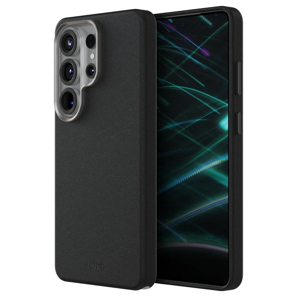 Case for Samsung Galaxy S26 Ultra S948, UNIQ, Lyden Leatherette, Black