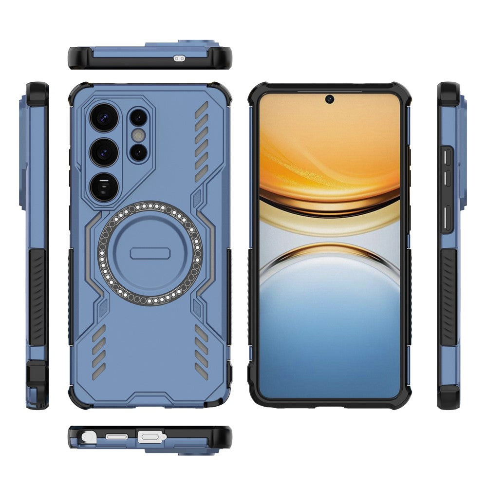 MagSafe Case for Samsung Galaxy S26 Ultra S948, Techsuit, ArmorMag, Blue