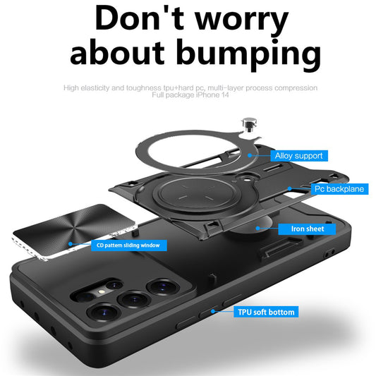 Hülle für Samsung Galaxy S26 Ultra, Techsuit, CamGuard Pro, Schwarz