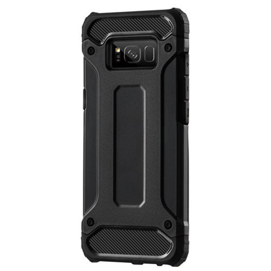 Hülle für Samsung Galaxy S8 G950, Techsuit, Hybrid Armor, Schwarz
