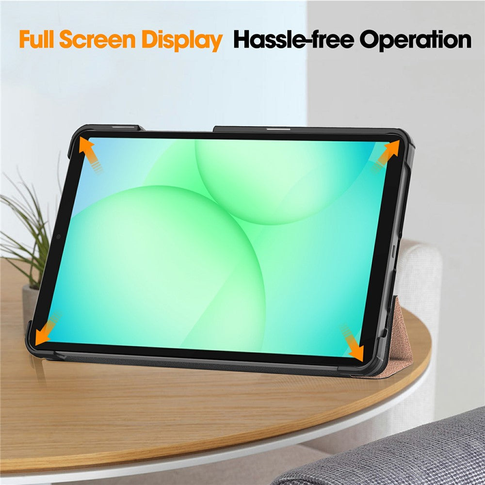 Hülle für Samsung Galaxy Tab A11 / Tab A9, Techsuit, FoldPro, Roségold