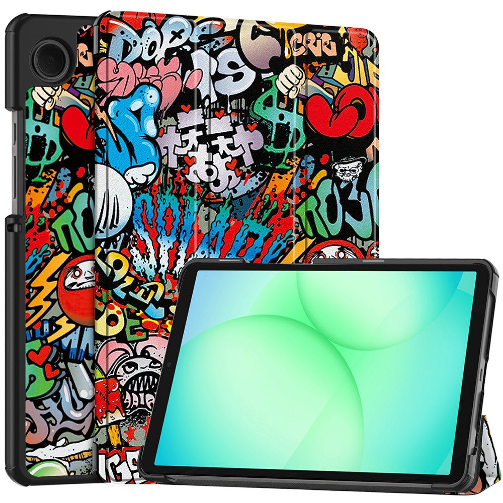 Hülle für Samsung Galaxy Tab A11 / Tab A9, Techsuit, FoldPro Urban, Mehrfarbig
