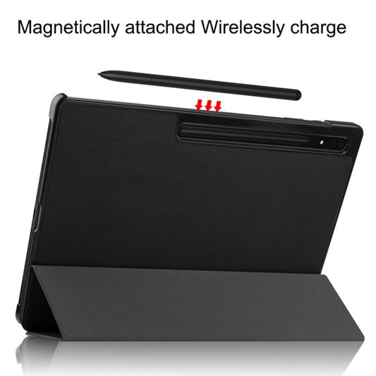 Hülle für Samsung Galaxy Tab S10+ / Tab S9 FE+ / Tab S9+, Techsuit, FoldPro, Schwarz