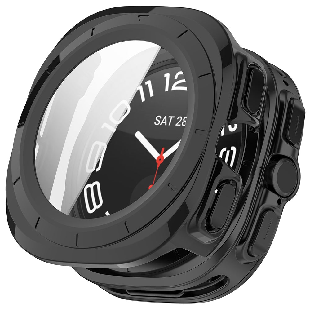Hülle für Samsung Galaxy Watch Ultra2, Techsuit, Defense360 Pro, Schwarz