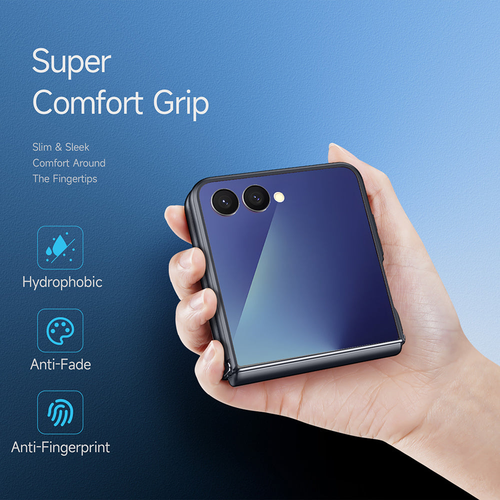 Hülle für Samsung Galaxy Z Flip7 F766, DUX DUCIS, Aimo, Schwarz