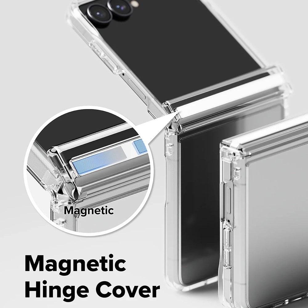 Hülle für Samsung Galaxy Z Flip8 F776, Ringke, Fusion Flap, Transparent