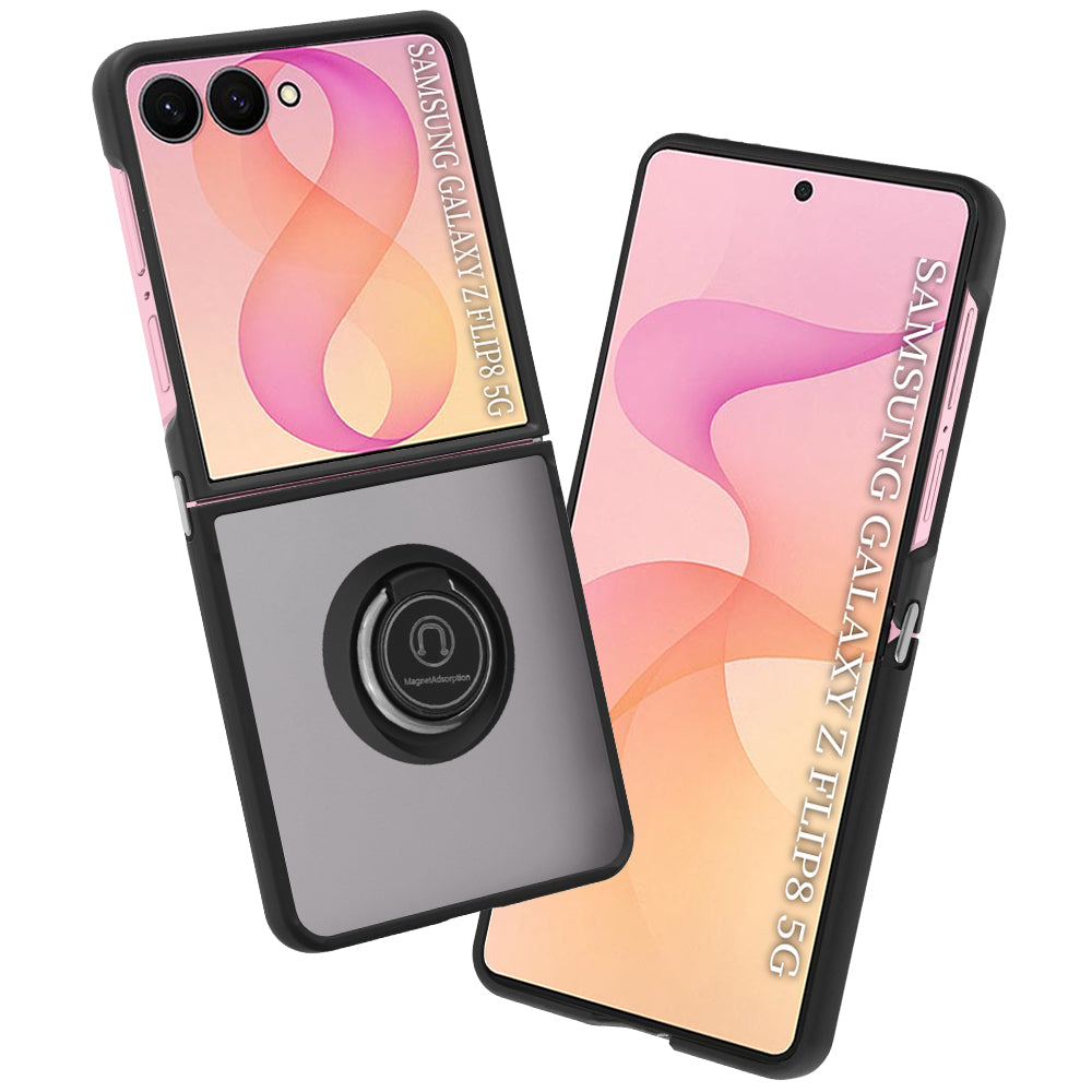 Hülle für Samsung Galaxy Z Flip8 F776 / Z Flip7 F766, Techsuit, Glinth, Schwarz