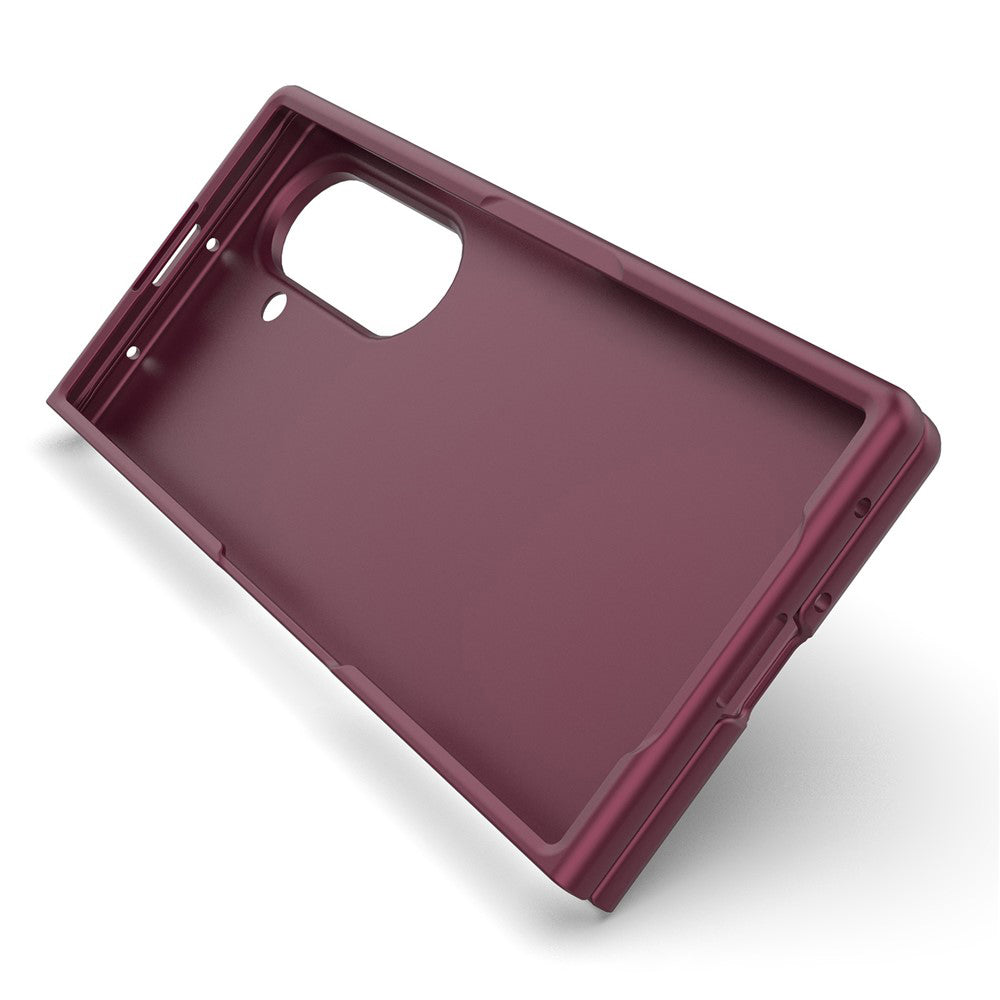 Hülle für Samsung Galaxy Z Fold8 Ultra F976, Techsuit, Magic Shield, Weinrot