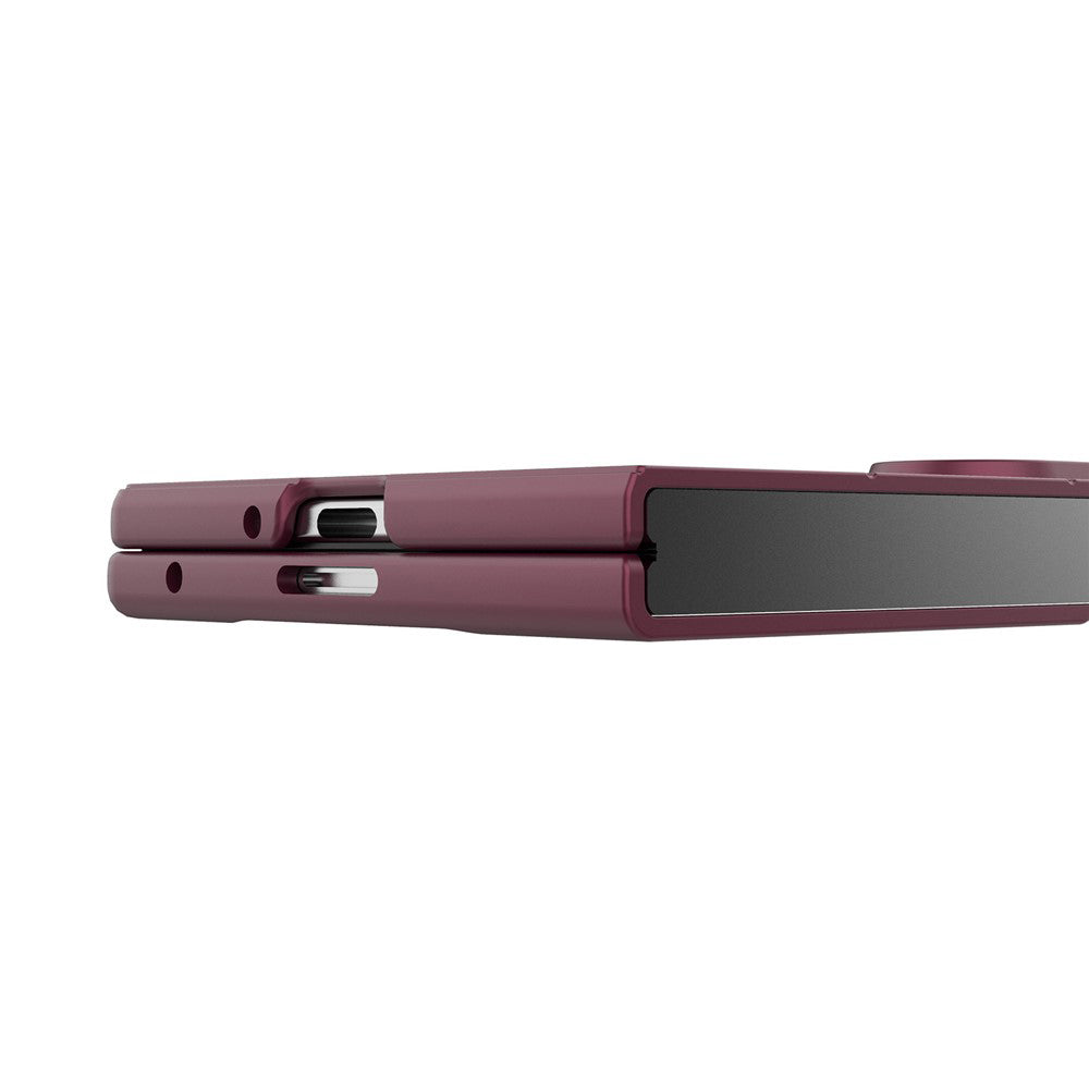 Hülle für Samsung Galaxy Z Fold8 Ultra F976, Techsuit, Magic Shield, Weinrot