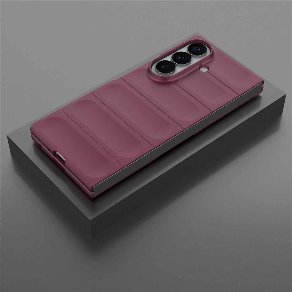Hülle für Samsung Galaxy Z Fold8 Ultra F976, Techsuit, Magic Shield, Weinrot