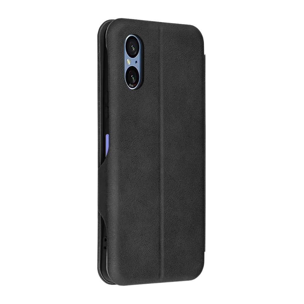 Hülle für Sony Xperia 5 VI, Techsuit, Safe Wallet Plus, Schwarz