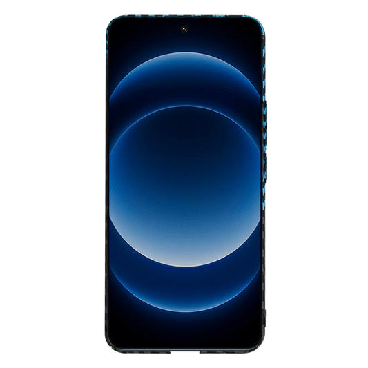 Hülle für Xiaomi 14 Ultra, Techsuit, Carbonite FiberShell, Schwarz Blau