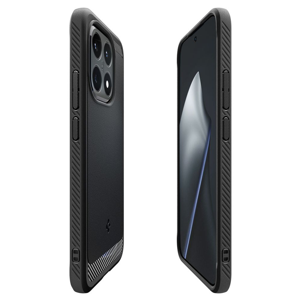Hülle für Xiaomi 15T, Spigen, Rugged Armor, Mattschwarz ACS10459