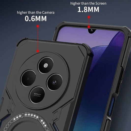 MagSafe-Hülle für Xiaomi 15T, Techsuit, ArmorMag, Schwarz