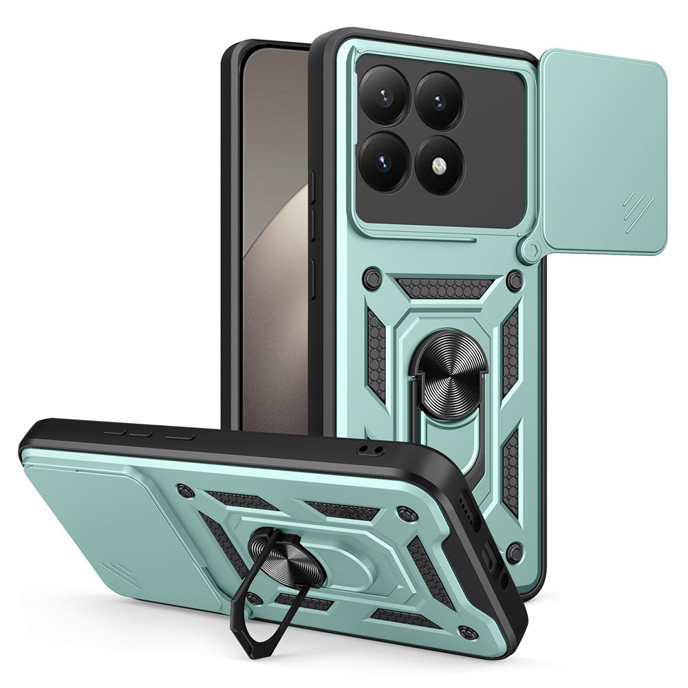 Hülle für Xiaomi 15T, Techsuit, CamShield, Grün