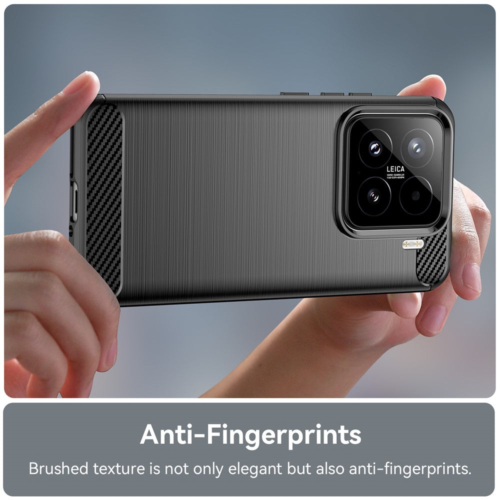 Hülle für Xiaomi 15T, Techsuit, Carbon, Schwarz