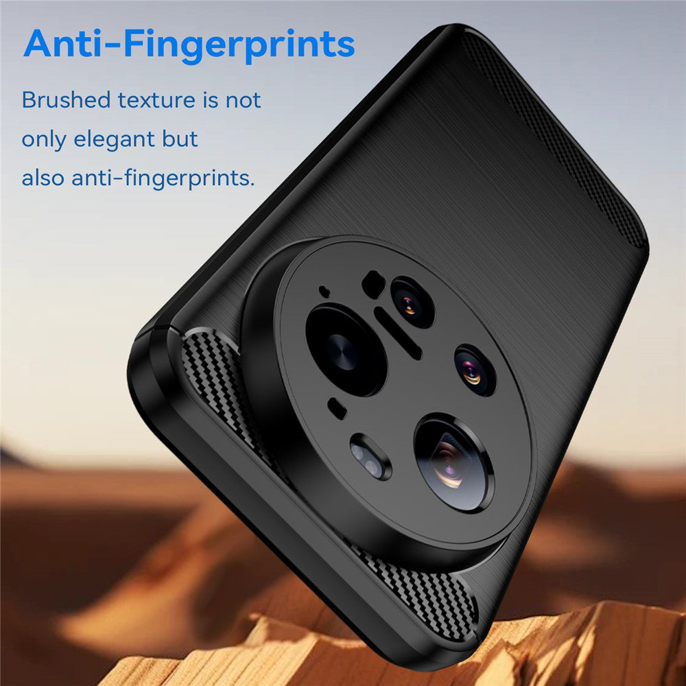 Hülle für Xiaomi 17 Ultra, Techsuit, Carbon, Schwarz