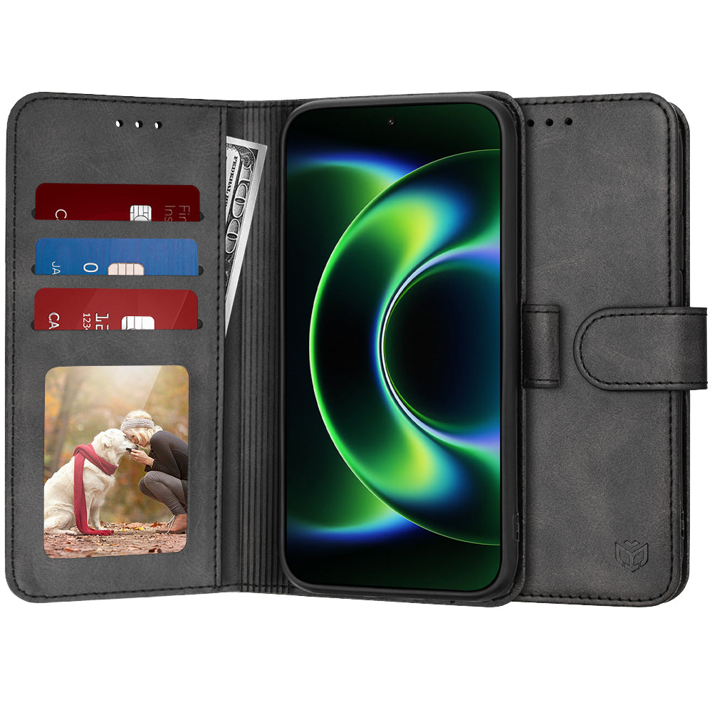 Hülle für Xiaomi 17 Ultra, Techsuit, Diary Book, Schwarz
