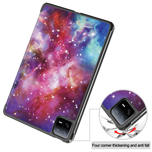 Hülle für Xiaomi Pad 6 / 6 Pro, Techsuit, FoldPro Galaxy, Mehrfarbig