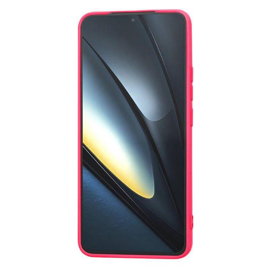 Hülle für Xiaomi Poco F6 Pro, Techsuit, SoftFlex, Dunkelrosa