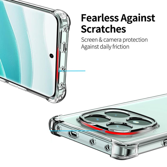 Hülle für Xiaomi Poco F7 Ultra, Techsuit, stoßfest klar, transparent