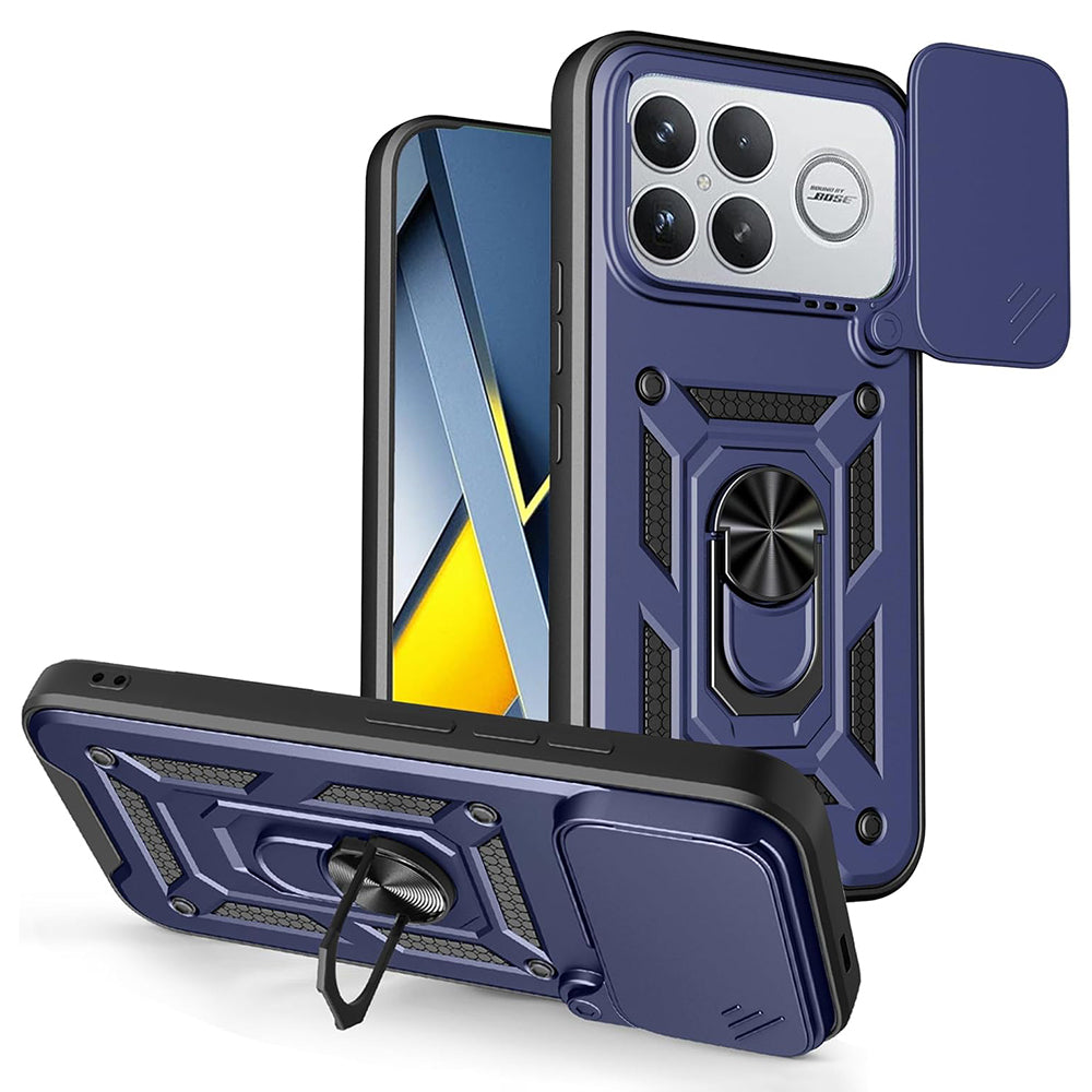Case for Xiaomi Poco F8 Ultra, Techsuit, CamShield, Blue