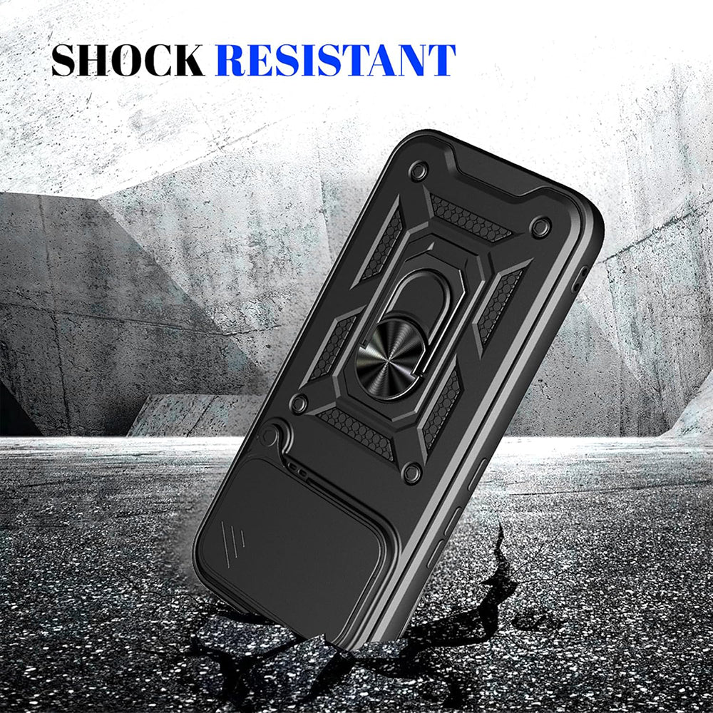 Hülle für Xiaomi Poco F8 Ultra, Techsuit, CamShield, Schwarz