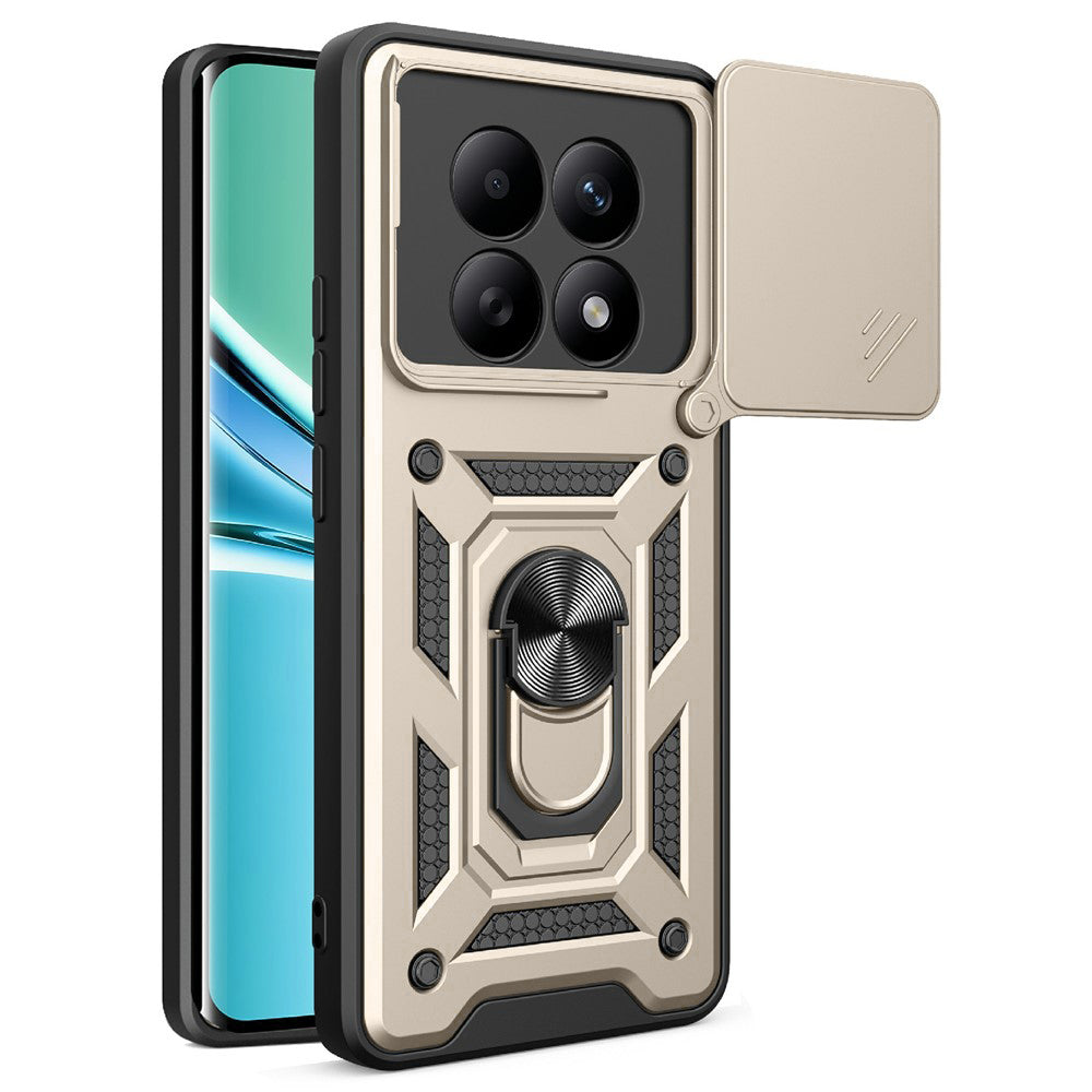 Hülle für Xiaomi Poco M8 / Redmi Note 15 5G / Note 15 4G, Techsuit, CamShield, Gold