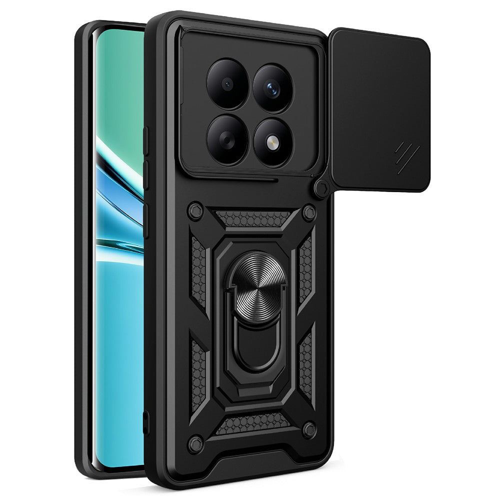 Hülle für Xiaomi Poco M8 / Redmi Note 15 5G / Note 15 4G, Techsuit, CamShield, Schwarz