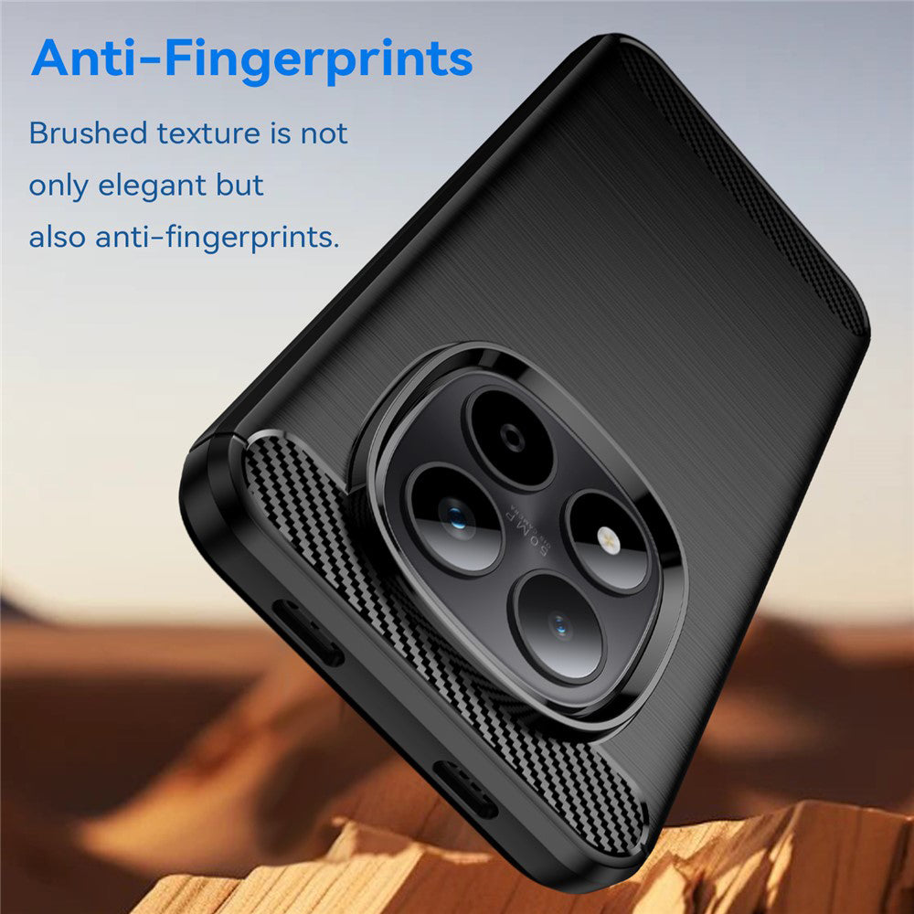 Hülle für Xiaomi Poco M8 / Redmi Note 15 5G / Note 15 4G, Techsuit, Carbon, Schwarz