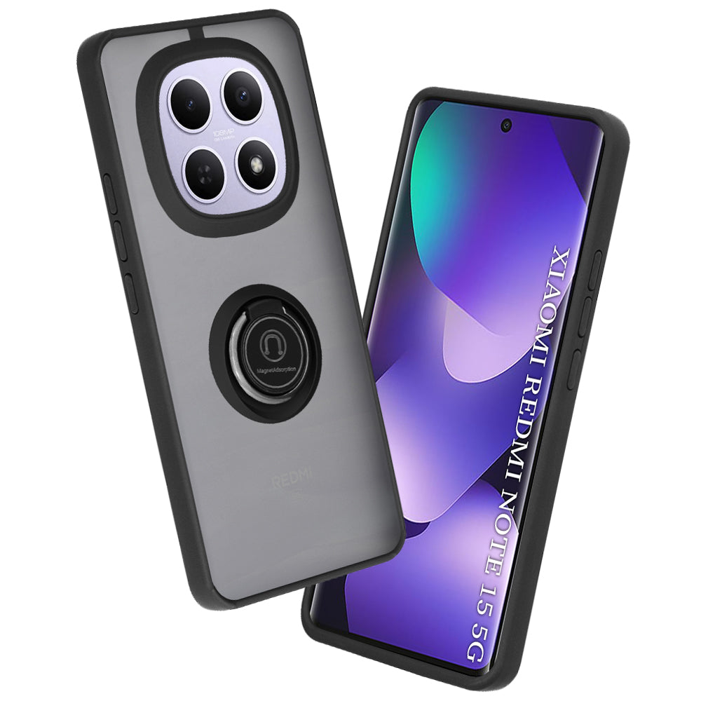 Hülle für Xiaomi Poco M8 / Redmi Note 15 5G / Note 15 4G, Techsuit, Glinth, Schwarz