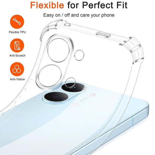 Hülle für Xiaomi Poco X8 Pro Max, Techsuit, Shockproof Clear, Transparent
