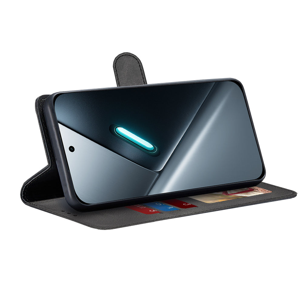 Hülle für Xiaomi Poco X8 Pro, Techsuit, Diary Book, Schwarz