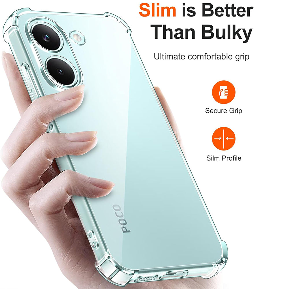 Hülle für Xiaomi Poco X8 Pro, Techsuit, Shockproof Clear, Transparent