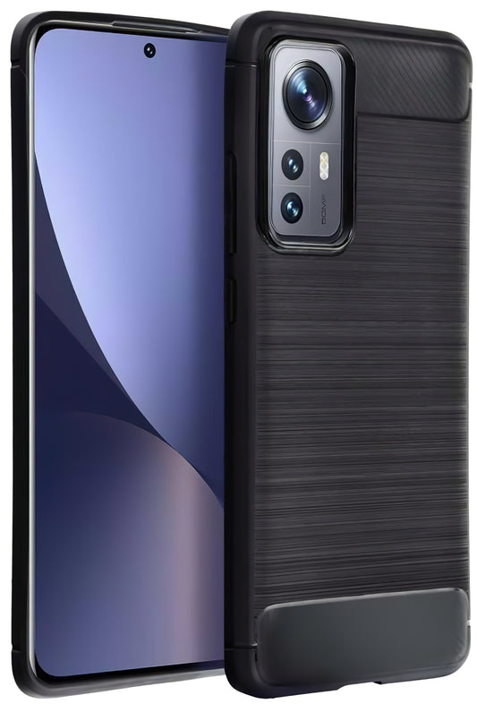 Gehäuse für Xiaomi Redmi 10 2022/10, OEM, Carbon, Schwarz