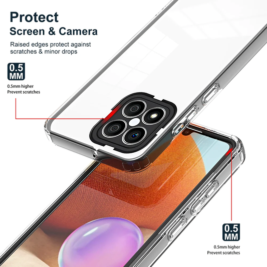 Gehäuse für Xiaomi Poco M6 / Redmi 13C 5G / Poco C65 / Redmi 13C, OEM, Enviro Hybrid, Schwarz