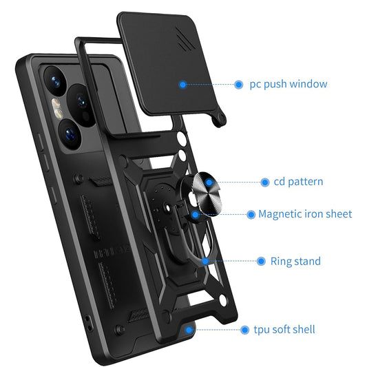 Hülle für Xiaomi Redmi Note 14 5G, Techsuit, CamShield, Blau
