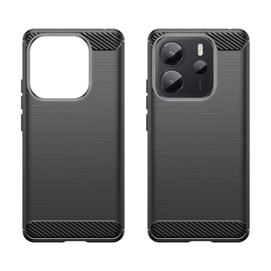 Hülle für Xiaomi Redmi Note 14S, Techsuit, Carbon, Schwarz
