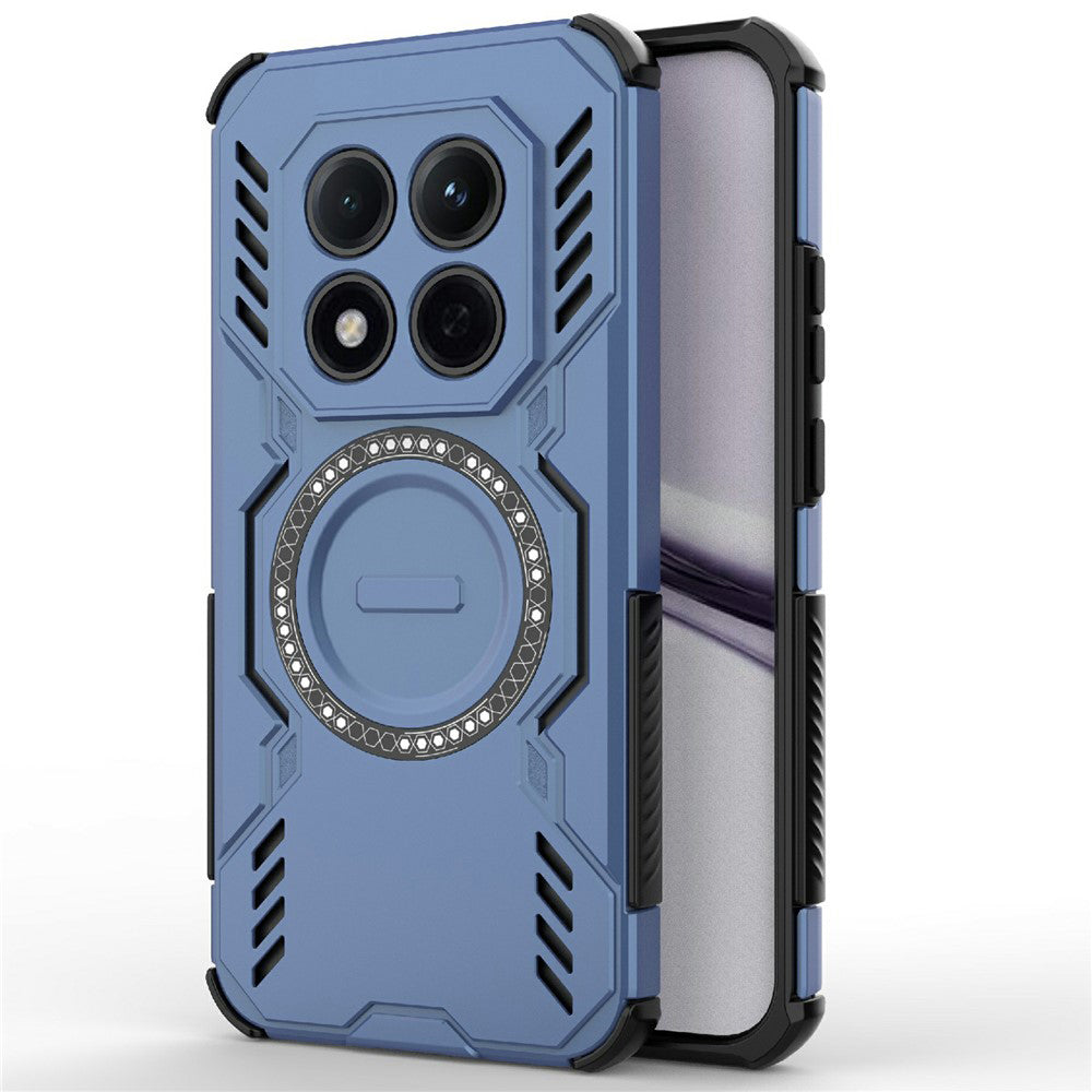 MagSafe Hülle für Xiaomi Redmi Note 15 Pro 5G, Techsuit, ArmorMag, Blau