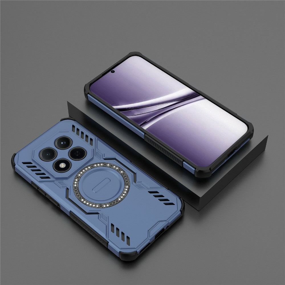 MagSafe Hülle für Xiaomi Redmi Note 15 Pro 5G, Techsuit, ArmorMag, Blau