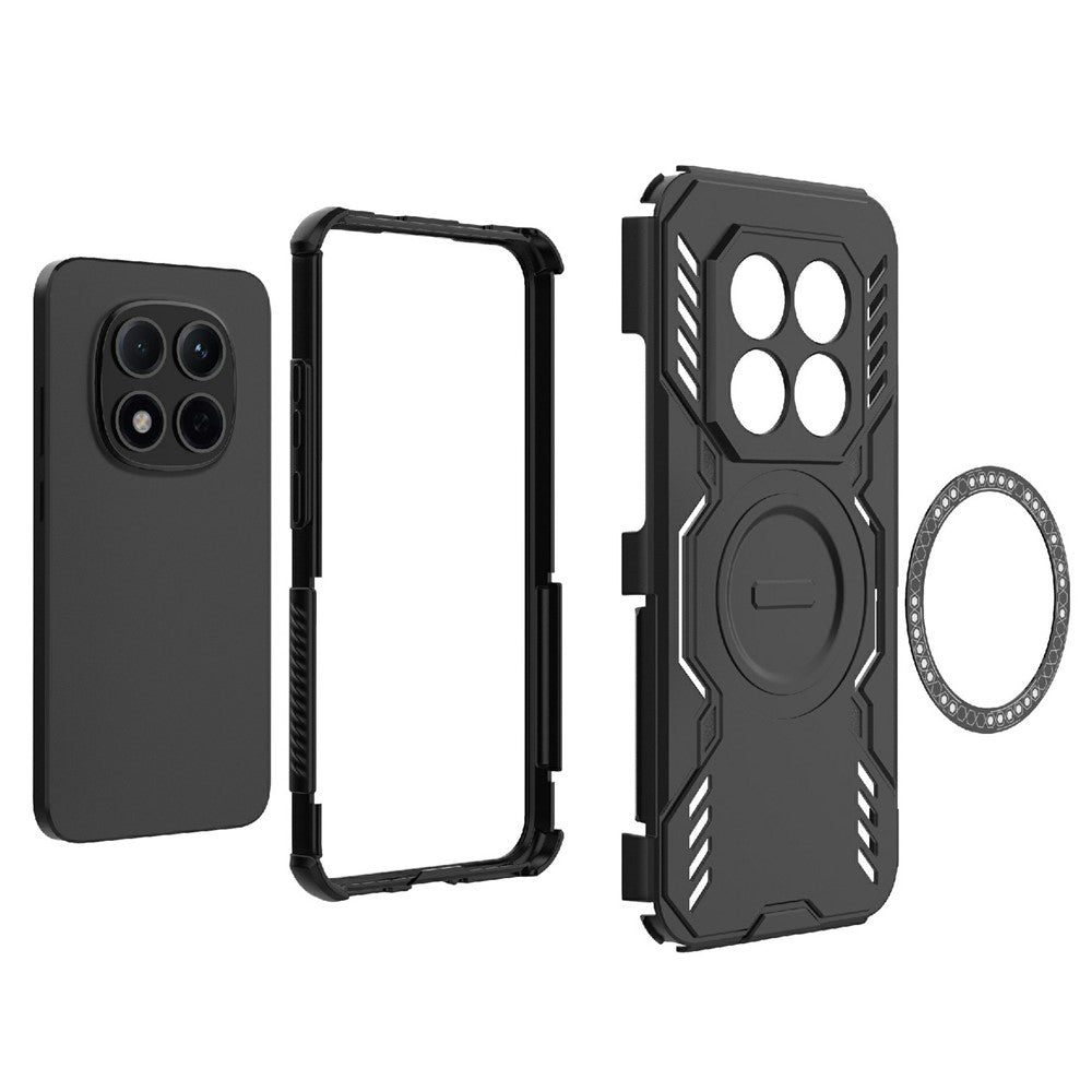 MagSafe Hülle für Xiaomi Redmi Note 15 Pro 5G, Techsuit, ArmorMag, Blau