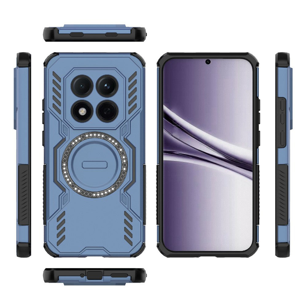 MagSafe Hülle für Xiaomi Redmi Note 15 Pro 5G, Techsuit, ArmorMag, Blau